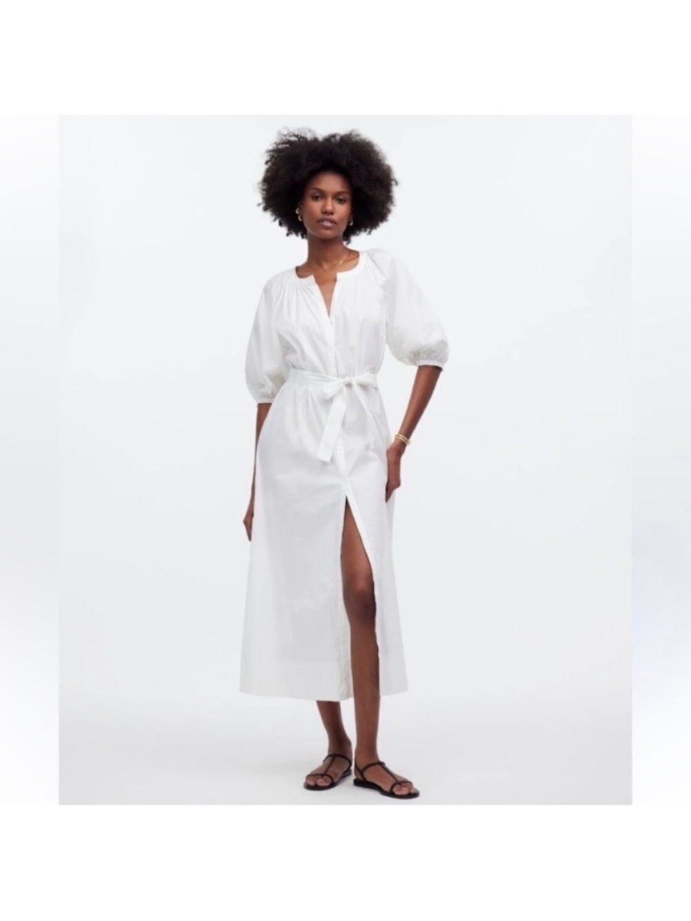 Madewell Dress XXS White Poplin